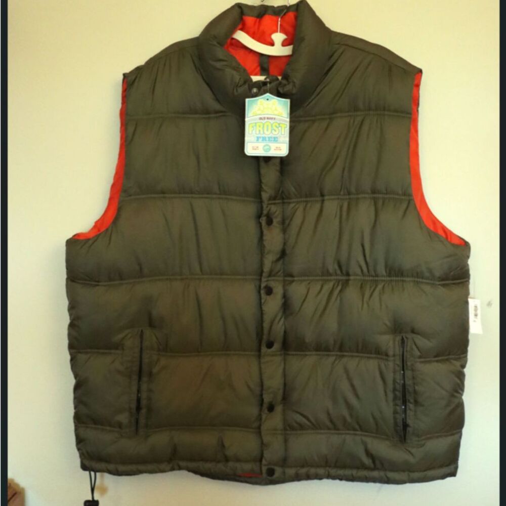 Old Navy Frost Free Vest XXL NWT Green Water Resistant